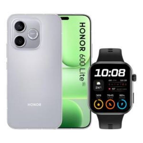 HONOR 600 LITE 5G 8+256GB 6.6" VELVET GRAY + WATCH 2I ITALIA