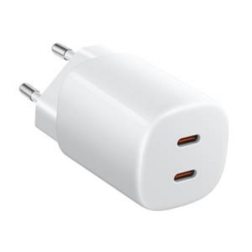 XIAOMI 45W NANO TURBOCHARGING POWER ADAPTER 2-PORT USB-C GAN WHITE