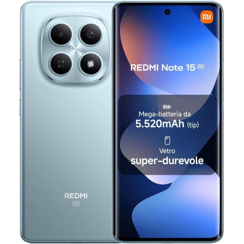 XIAOMI REDMI NOTE 15 5G 8+256GB 6.7" GLACIER BLUE ITALIA