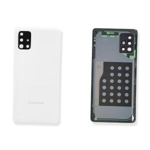 BACK COVER PER SAMSUNG A516B A51 5G BIANCO GH82-22938B - SERVICE PACK