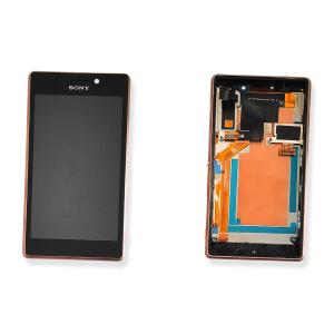 DISPLAY LCD PER SONY D2403 NERO COPPER CON FRAME 78P7550003N