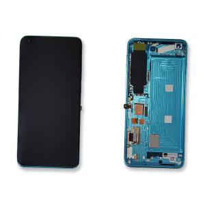 DISPLAY LCD PER XIAOMI MI 10 5G CON FRAME CORAL GREEN (C VERSION) 56000600J200 56000K00J200