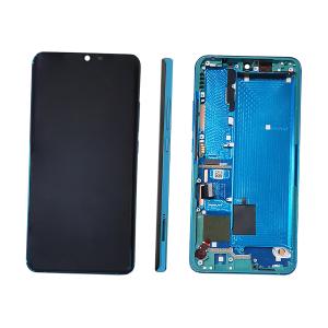 DISPLAY LCD PER XIAOMI MI NOTE 10 / CC9 PRO CON FRAME GREEN 56000100F400