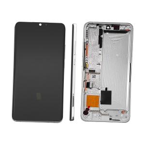 DISPLAY LCD PER XIAOMI MI NOTE 10 / CC9 PRO CON FRAME SILVER 56000200F400