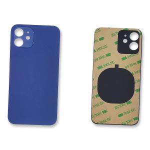 VETRO POSTERIORE PER IPHONE 12 BLU (BIG HOLE) COMPATIBILE