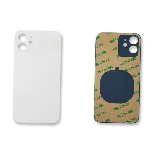 VETRO POSTERIORE PER IPHONE 12 BIANCO (BIG HOLE) COMPATIBILE