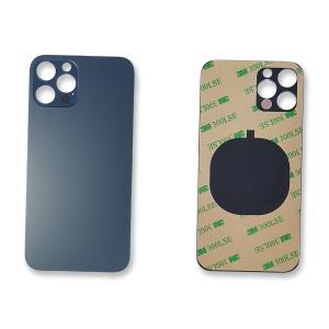 VETRO POSTERIORE PER IPHONE 12 PRO BLU PACIFICO (BIG HOLE) COMPATIBILE