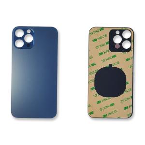 VETRO POSTERIORE PER IPHONE 12 PRO MAX BLU (BIG HOLE) COMPATIBILE