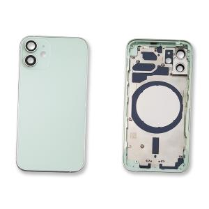 BACK COVER PER IPHONE 12 MINI VERDE CON FRAME COMPATIBILE