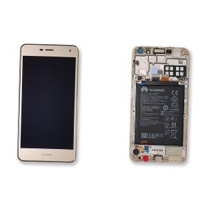 DISPLAY LCD PER HUAWEI Y5 2017 / Y6 2017 / NOVA YOUNG GOLD CON FRAME 02351DMF