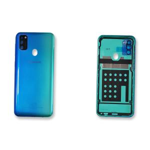 BACK COVER PER SAMSUNG M307F M30S BLU GH82-20714B GH98-44841B - SERVICE PACK