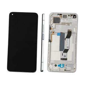DISPLAY LCD PER XIAOMI MI 10T / MI 10T PRO SILVER CON FRAME 5600040J3S00 5600220J3S00