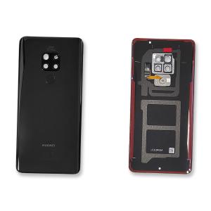BACK COVER MATE 20 NERO CON VETRO CAM 02352FJY 02352GFK