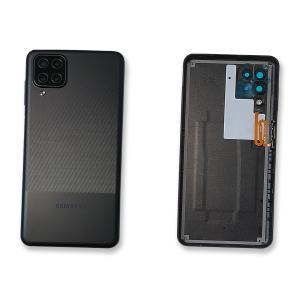BACK COVER PER SAMSUNG A125F A127F A12 NERO GH82-24487A GH82-26514A - SERVICE PACK