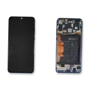 DISPLAY LCD PER HUAWEI P30 LITE BLU CON FRAME 02352PJP 24MP