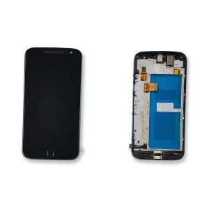DISPLAY LCD PER MOTOROLA XT1644 XT1641 MOTO G4 PLUS CON FRAME NERO 01018796001W