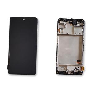 DISPLAY LCD PER SAMSUNG M317F M31S 2020 NERO CON FRAME GH82-23774A GH82-24114A - SERVICE PACK