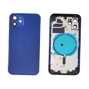BACK COVER PER IPHONE 12 BLU COMPATIBILE