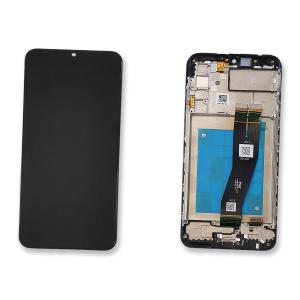 DISPLAY LCD PER SAMSUNG A025F A025G A02S NERO (EU VERSION) CON FRAME GH81-20181A SERVICE PACK