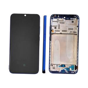DISPLAY LCD PER XIAOMI MI A3 / MI CC9E CON FRAME BLU 5610100380B6