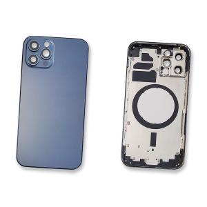 BACK COVER PER IPHONE 12 PRO BLU PACIFICO COMPATIBILE