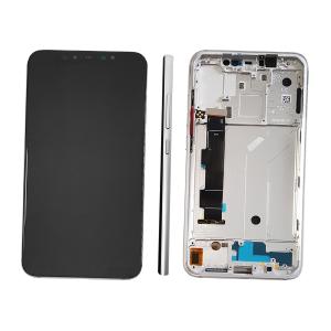 DISPLAY LCD PER XIAOMI MI 8 SILVER CON FRAME (OLED)