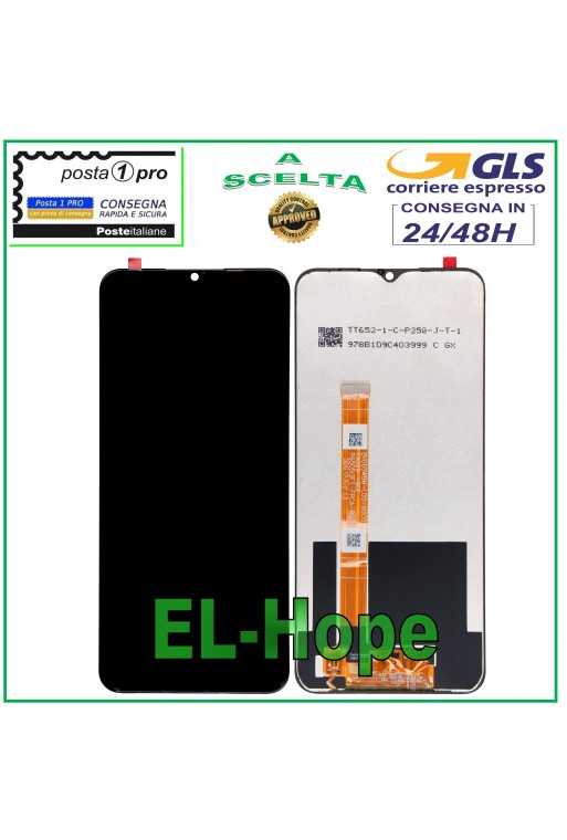 DISPLAY LCD PER OPPO A9 2020 CPH1937 CPH1939 CPH1941 TOUCH SCREEN VETRO SCHERMO