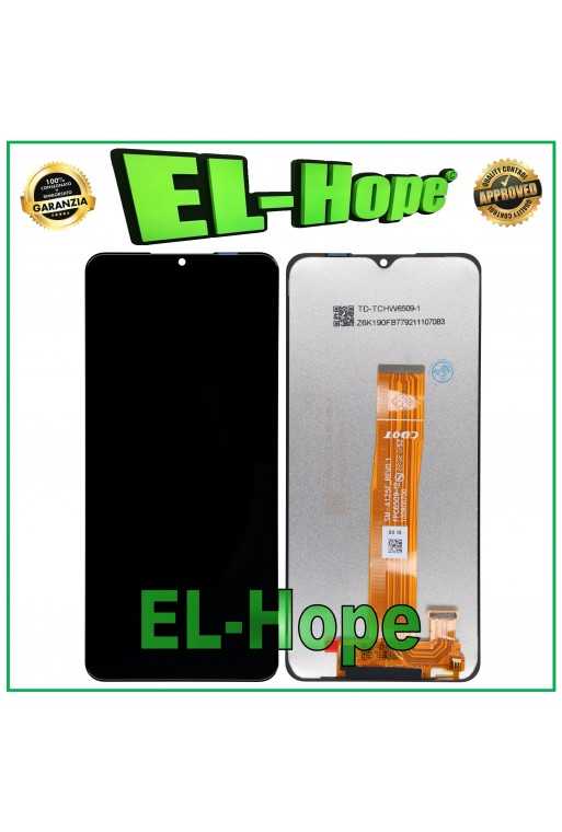 DISPLAY LCD PER SAMSUNG GALAXY A12 SM-A125 F FN TOUCH SCREEN VETRO FLAT CDOT