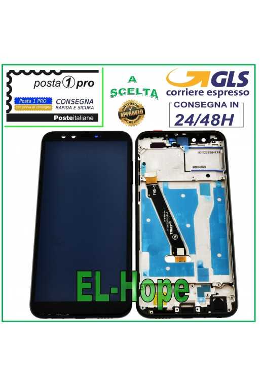 DISPLAY LCD TOUCH SCREEN FRAME PER HUAWEI HONOR 9 LITE LLD-L31 AL00 AL09 NERO