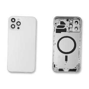 BACK COVER PER IPHONE 12 PRO MAX BIANCO CON FRAME COMPATIBILE