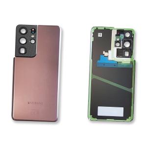 BACK COVER PER SAMSUNG G998B S21 ULTRA 5G PHANTOM BROWN GH82-24499E
