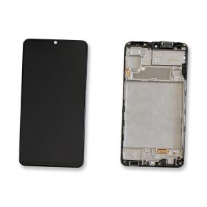 DISPLAY LCD PER SAMSUNG A225F A22 4G NERO CON FRAME GH82-25944A GH82-26047A - SERVICE PACK