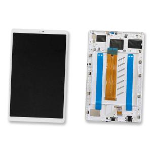 DISPLAY LCD PER SAMSUNG T220 TAB A7 LITE BIANCO / SILVER CON FRAME GH81-20639A GH81-26032A
