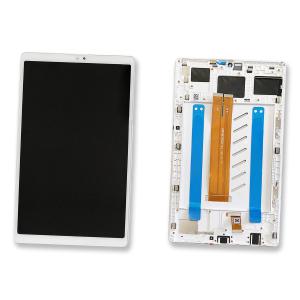 DISPLAY LCD PER SAMSUNG T225 TAB A7 LITE SILVER CON FRAME GH81-20633A GH81-26030A