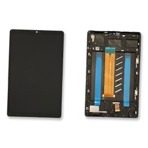 DISPLAY LCD PER SAMSUNG T225 TAB A7 LITE GRIGIO / NERO CON FRAME GH81-20632A