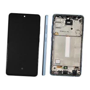 DISPLAY LCD PER SAMSUNG A525F A526B A52 BLU CON FRAME GH82-25524B GH82-25754B SERVICE PACK