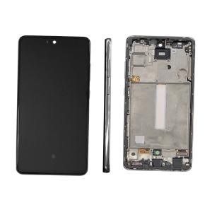 DISPLAY LCD PER SAMSUNG A525F A526B A52 BIANCO CON FRAME GH82-25524D GH82-25754D SERVICE PACK