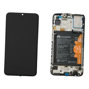DISPLAY LCD PER HUAWEI P SMART 2020 NERO CON FRAME 02353RJT SERVICE PACK
