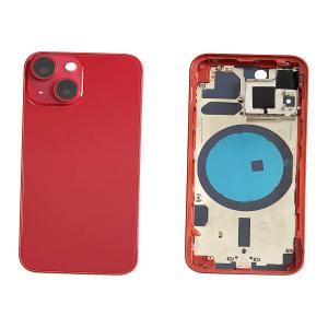 BACK COVER PER IPHONE 13 MINI ROSSO RED CON FRAME COMPATIBILE