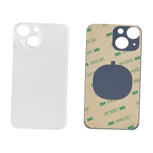 VETRO POSTERIORE PER IPHONE 13 MINI BIANCO (BIG HOLE) COMPATIBILE