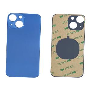VETRO POSTERIORE PER IPHONE 13 MINI BLU (BIG HOLE) COMPATIBILE