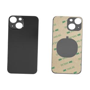 VETRO POSTERIORE PER IPHONE 13 MINI NERO (BIG HOLE) COMPATIBILE