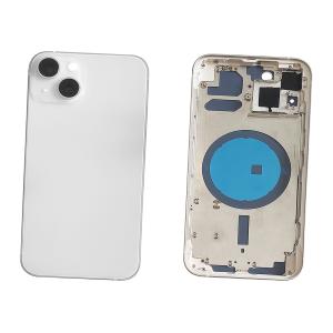 BACK COVER PER IPHONE 13 BIANCO CON FRAME COMPATIBILE