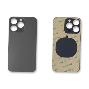 VETRO POSTERIORE PER IPHONE 13 PRO GRAFITE NERO (BIG HOLE) COMPATIBILE