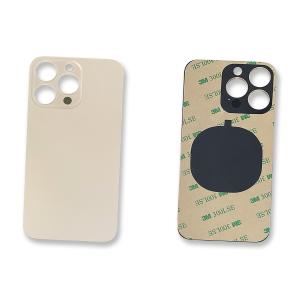 VETRO POSTERIORE PER IPHONE 13 PRO ORO GOLD (BIG HOLE) COMPATIBILE