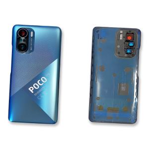 BACK COVER PER XIAOMI POCO F3 BLU 56000CK11A00