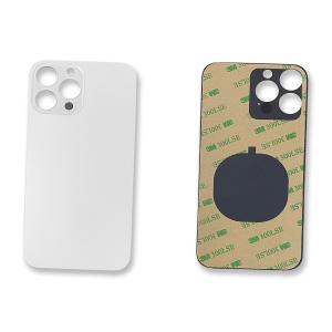 VETRO POSTERIORE PER IPHONE 13 PRO MAX BIANCO SILVER (BIG HOLE) COMPATIBILE