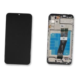 DISPLAY LCD PER SAMSUNG A037G A03S NERO (EU VERSION) CON FRAME GH81-21233A SERVICE PACK