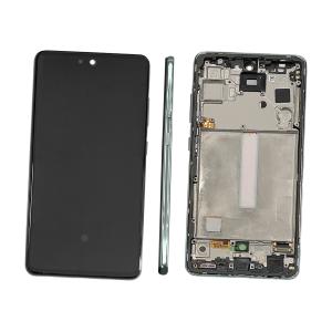 DISPLAY LCD PER SAMSUNG A528B A52S VERDE CON FRAME GH82-26861E GH82-26863E GH82-26909E - SERVICE PACK
