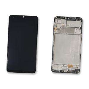 DISPLAY LCD PER SAMSUNG M325F M32 NERO CON FRAME GH82-26193A GH82-25981A